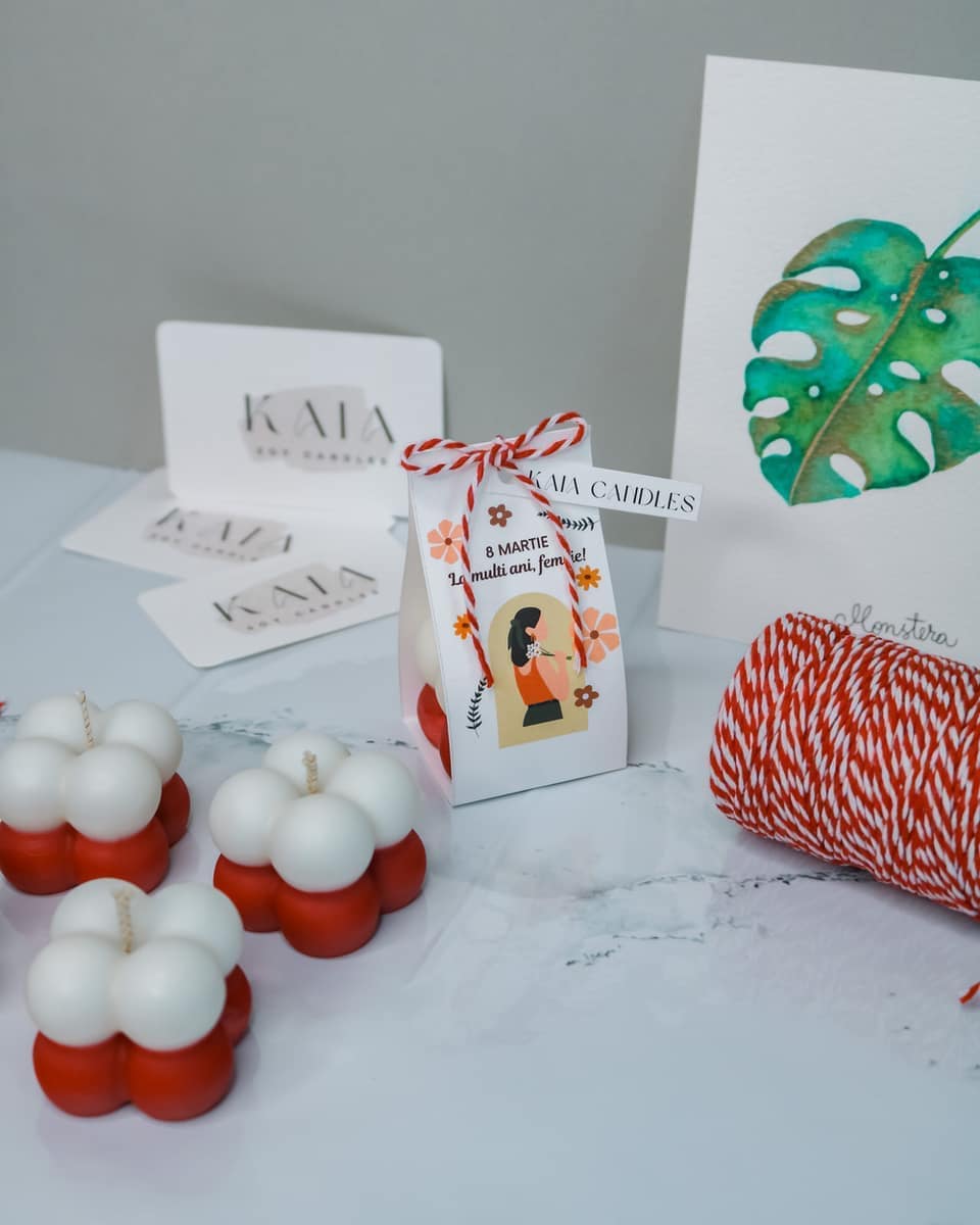 Mărțișor Mini Bubble Cartonat - imagine 12